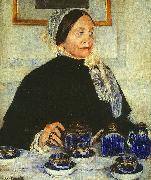 Mary Cassatt Lady at the Tea Table oil painting artist